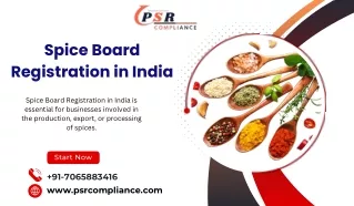 Spice Board Registration in India