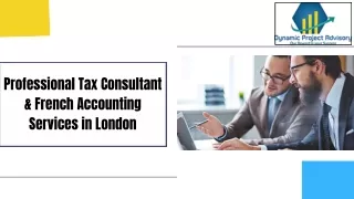 Professional Tax Consultant & French Accounting Services in London