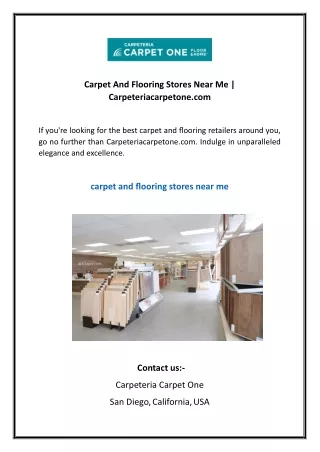 Carpet And Flooring Stores Near Me Carpeteriacarpetone