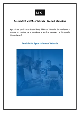 Agencia SEO y SEM en Valencia  Westart Marketing