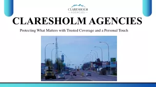 Get Reliable Insurance for Your Home & Car - Claresholm Agencies, Alberta