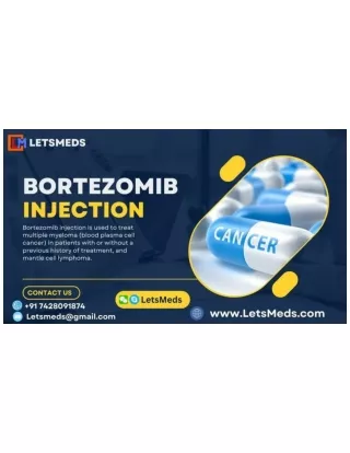 Buy Bortezomib Injection 2mg/3.5mg Online Price in Philippines from LetsMeds