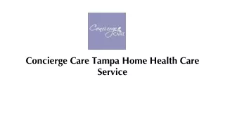 Home care services Tampa