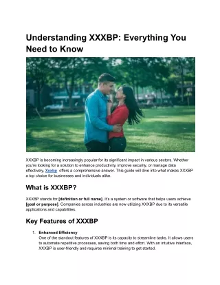 Understanding XXXBP_ Everything You Need to Know