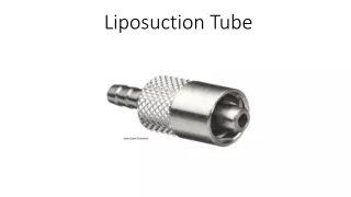 Tube Connector for Luer lock liposuction