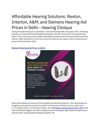 Hearing Clinique_ Your Guide to A&M and Siemens Hearing Aid Prices in Delhi and India.pdf (1)