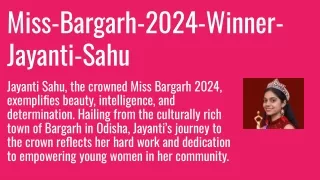 Miss-Bargarh-2024-Winner-Jayanti-Sahu