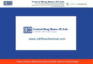 Bile Salts Manufacturers India