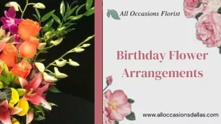 Beautiful Birthday Flower Arrangements by All Occasions Florist