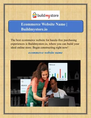 Ecommerce Website Name | Buildmystore.io