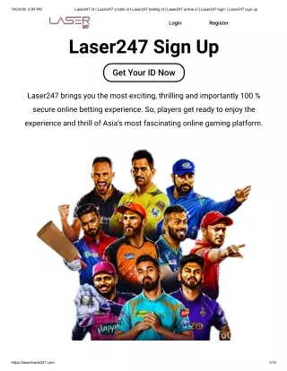 Laser247 online id