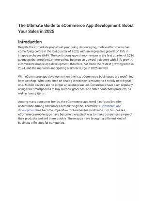 The Ultimate Guide to eCommerce App Development_ Boost Your Sales in 2025