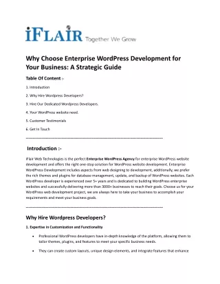 Why Choose Enterprise WordPress Development (1)
