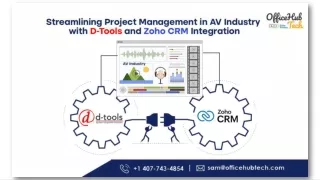 Streamlining Project Management in the AV Industry with D-Tools for Zoho CRM Extension