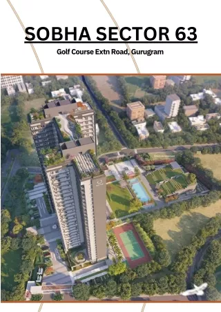 Sobha Sector 63 Gurugram E-Brochure