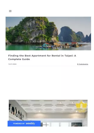 Finding the Best Apartment for Rental in Taipei: A Complete Guide