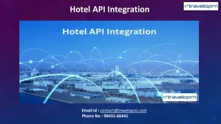 Hotel API Integration