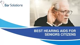 Best Hearing Aids For Seniors Citizens