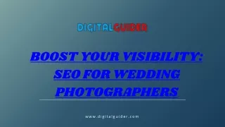 Boost Your Visibility: SEO for Wedding Photographers