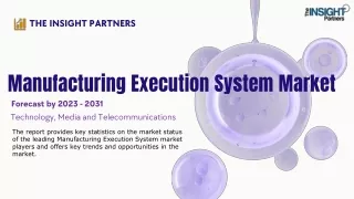 Manufacturing Execution System Market Size (2021-2031)