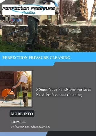 5 Signs Your Sandstone Surfaces Need Professional Cleaning