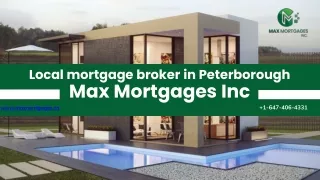 Local mortgage broker in Peterborough