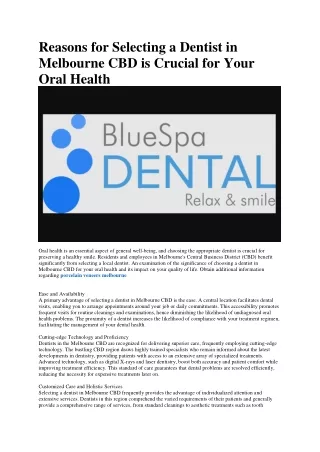 dentist melbourne cbd