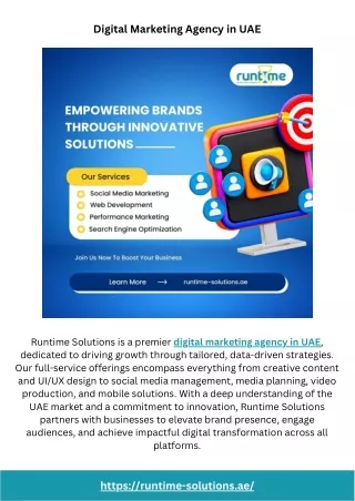 Digital Marketing Agency in UAE