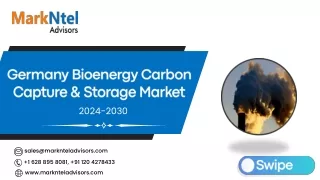 Germany Bioenergy Carbon Capture & Storage Market Research Report Forecast (2024-2030)