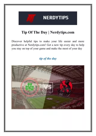 Tip Of The Day  Nerdytips.com