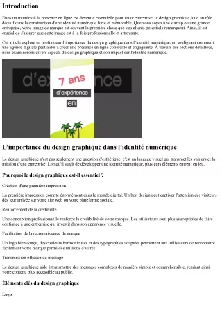 L’importance du design graphique dans l’identité numérique