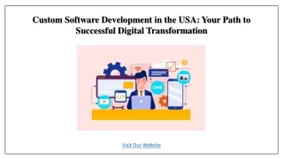 Custom Software Development in USA - Path to Successful Digital Transformation