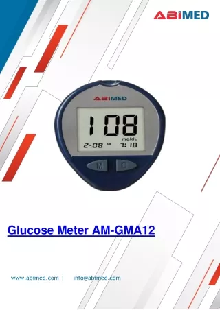 Glucose-Meter-AM-GMA12