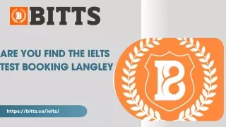 Are You Searching For Ielts Test Booking Langley