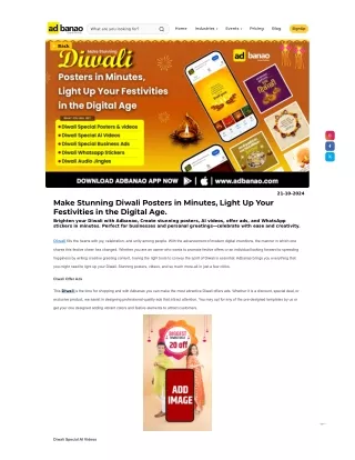 Make Stunning Diwali Posters in Minutes, Light Up Your Festivities in the Digita
