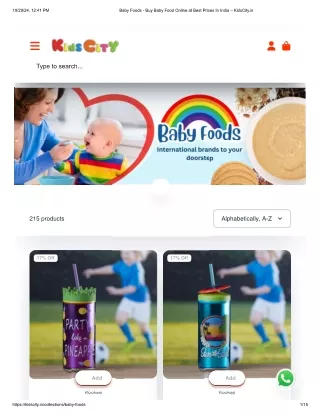 Buy Baby Food Online