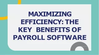 Benefits of Payroll Software in Tiruppur
