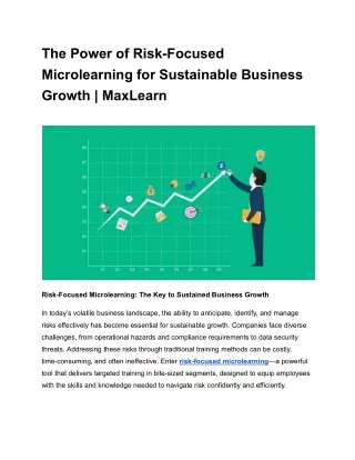 The Power of Risk-Focused Microlearning for Sustainable Business Growth _ MaxLearn