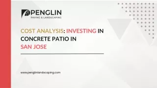 Cost Analysis: Investing in a Concrete Patio in San Jose
