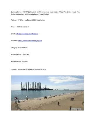 FROM AZERBAIJAN - SAUDI Kingdom of Saudi Arabia Official Visa Online - Saudi Vis