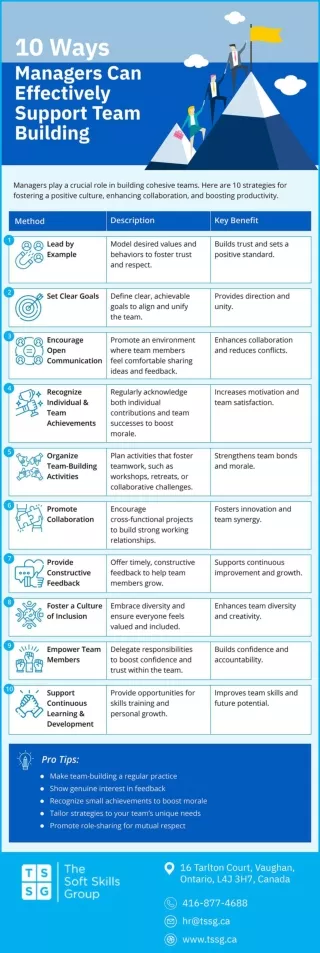 How Managers Can Support Team Building