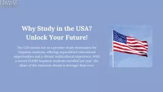 Unlocking Opportunities The Benefits of Studying in the USA for Nepalese Students