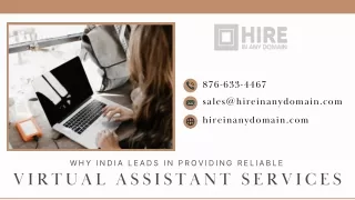Why India Leads in Providing Reliable Virtual Assistant Services
