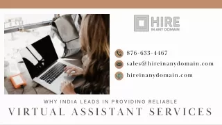 Why India Leads in Providing Reliable Virtual Assistant Services