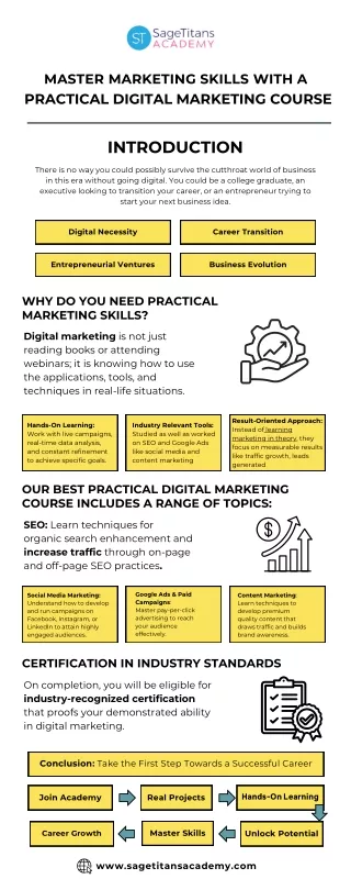 Master Marketing Skills with a Practical Digital Marketing Course.