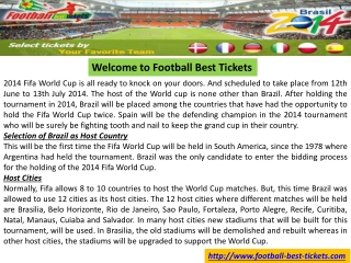 world cup 2014 tickets