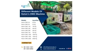 Kelvin's Organic Waste Composter(OWC Machine)