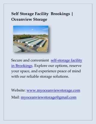 My oceanview storage | Oceanview Storage