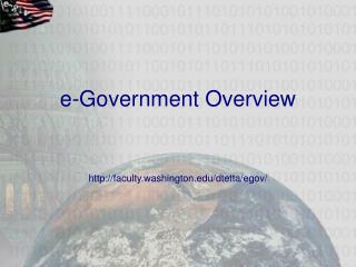 e-Government Overview