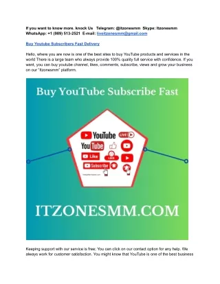 Buy Youtube Subscribers (1)